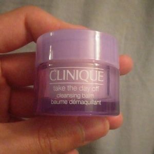 clinique 3 travel size set(cleanse,mascara,lip)
